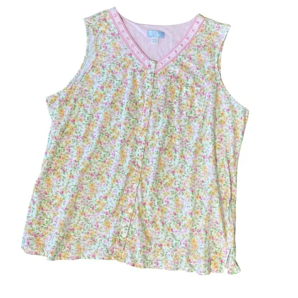 VINTAGE CELESTIAL DREAMS Floral Pajama Set - Picture 4 of 7